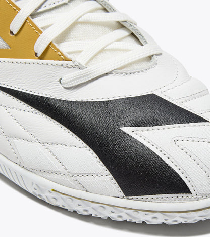 Diadora Brasil Sala Elite Id White/Black/Metallic Gold