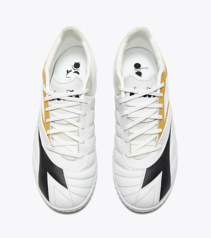 Diadora Brasil Sala Elite Id White/Black/Metallic Gold
