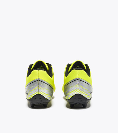 Diadora Pichichi 7 Md Jr Yellow Fl Dd/Black/Silver