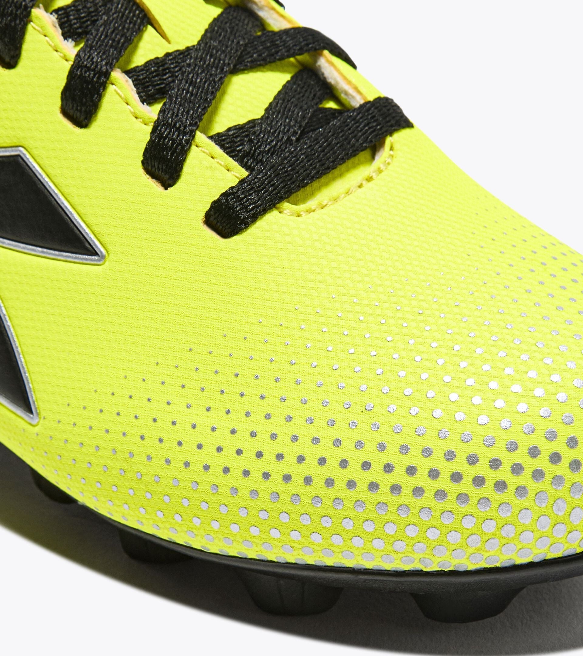 Diadora Pichichi 7 Md Jr Yellow Fl Dd/Black/Silver