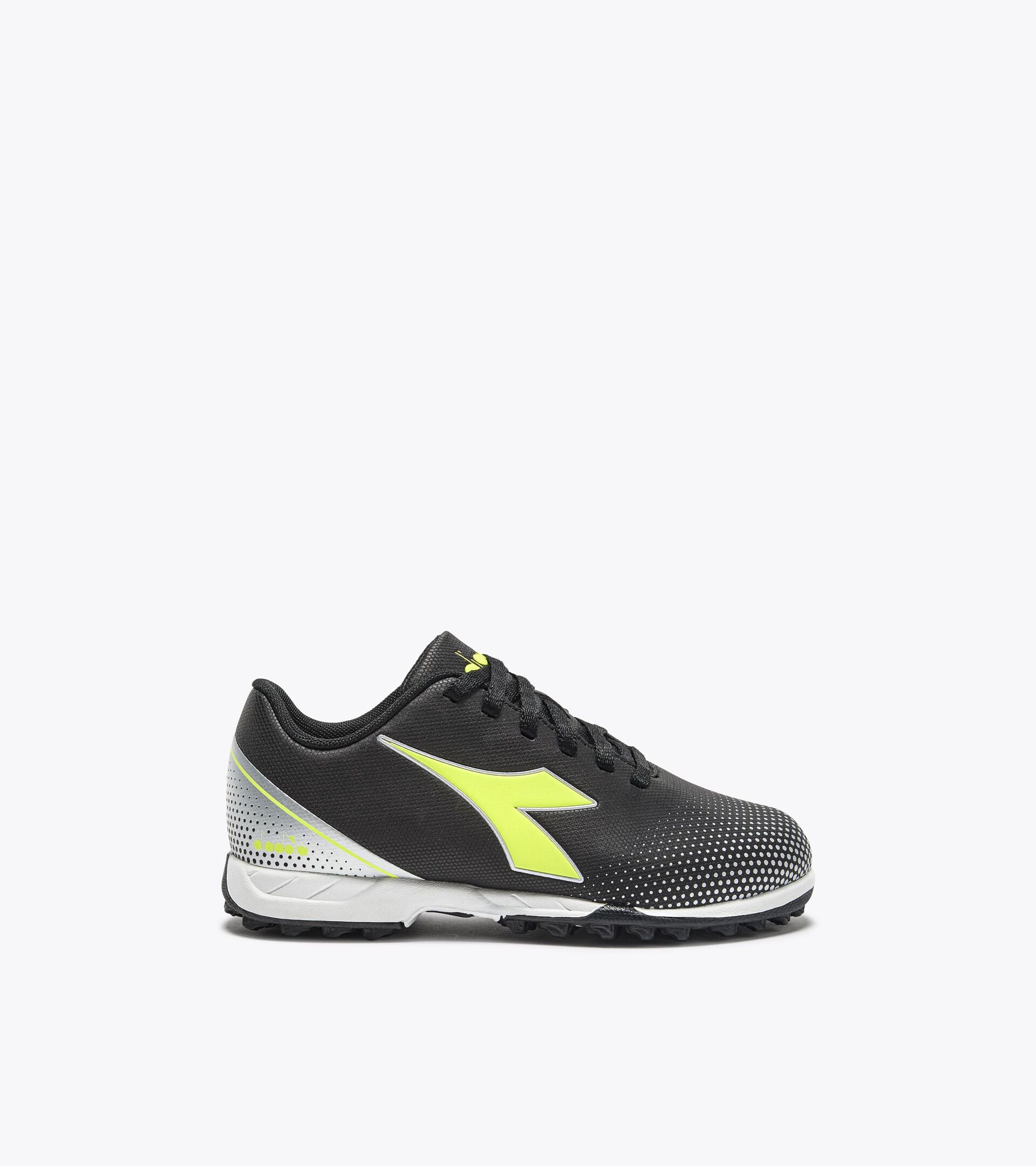 Diadora Pichichi 7 Tf Jr Black/Yellow Fl Dd/Silver