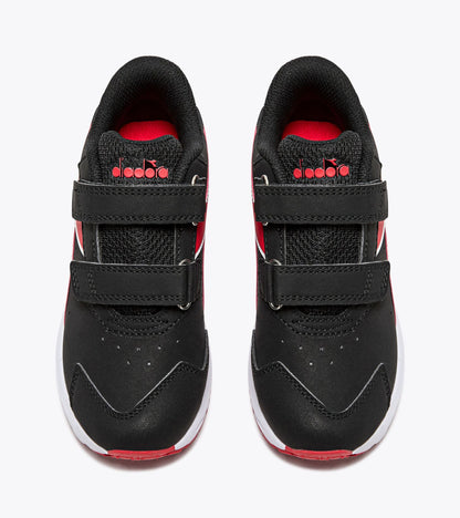Diadora Falcon 4 Sl Jr V Black/High Risk Red/White