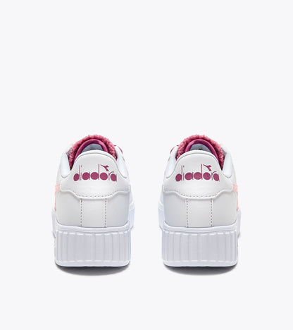 Diadora Game Step P Gs Fluffy White/Red Violet
