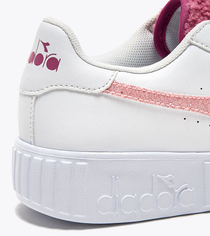 Diadora Game Step P Gs Fluffy White/Red Violet