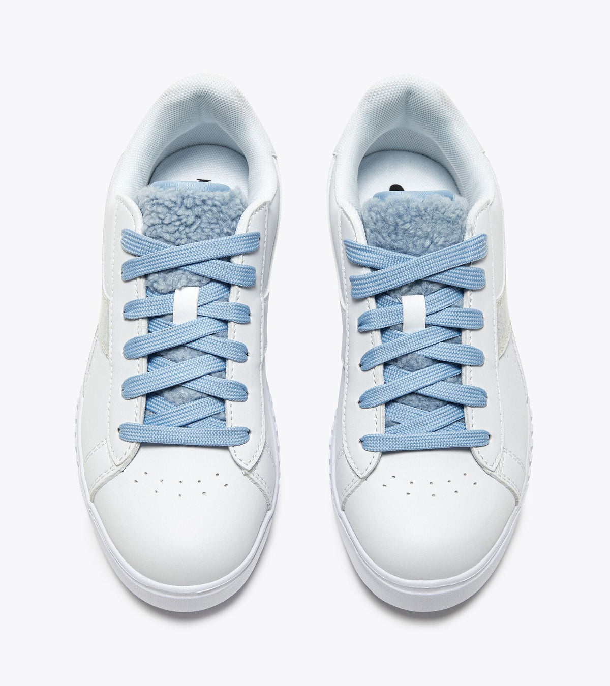 Diadora Game Step P Gs Fluffy White/Blue Cashmere