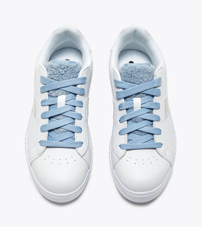 Diadora Game Step P Gs Fluffy White/Blue Cashmere