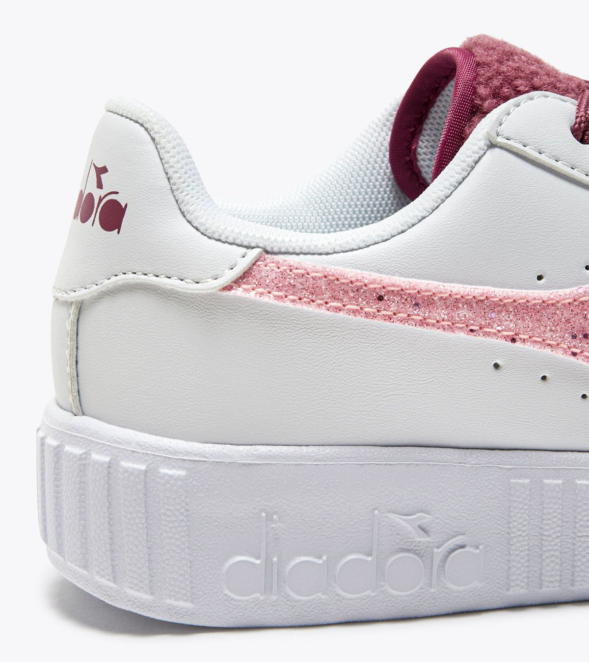 Diadora Game Step P Ps Fluffy White/Red Violet