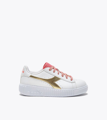 Diadora Game Step P Gs Glitch White/Gold