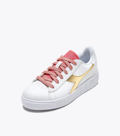 Diadora Game Step P Gs Glitch White/Gold