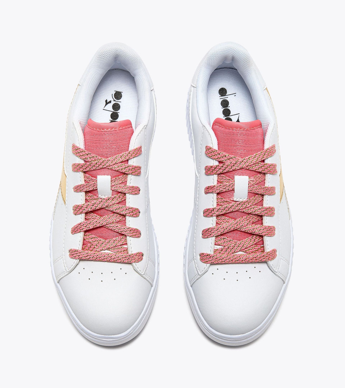 Diadora Game Step P Gs Glitch White/Gold