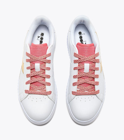 Diadora Game Step P Gs Glitch White/Gold
