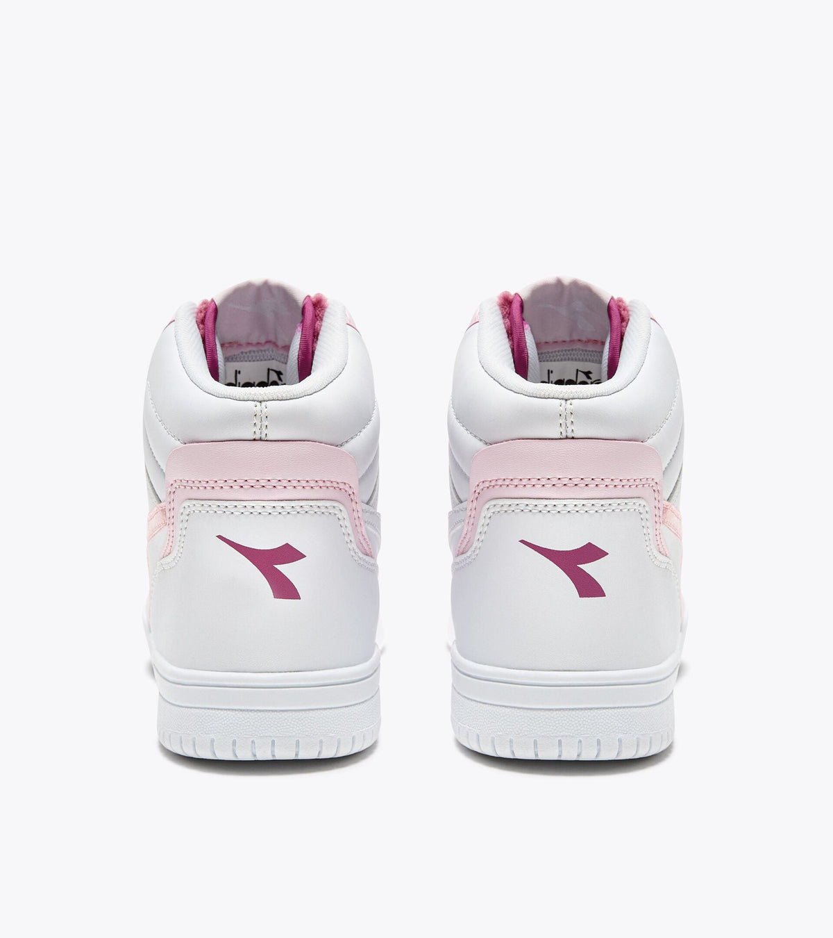 Diadora Raptor Mid Girl Fluffy Gs White/Red Violet