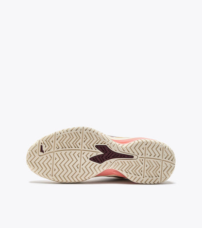 Diadora Blushield Torneo 3 W Ag Whisper Wh/Maroon Ban/Des Flwr