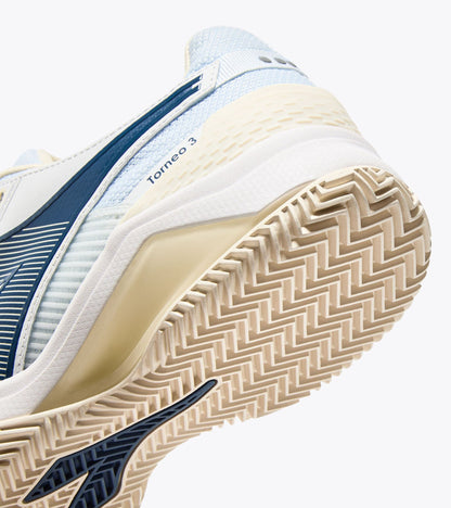 Diadora Blushield Torneo 3 Clay Wht/Ensign Blue/Whisper Wht