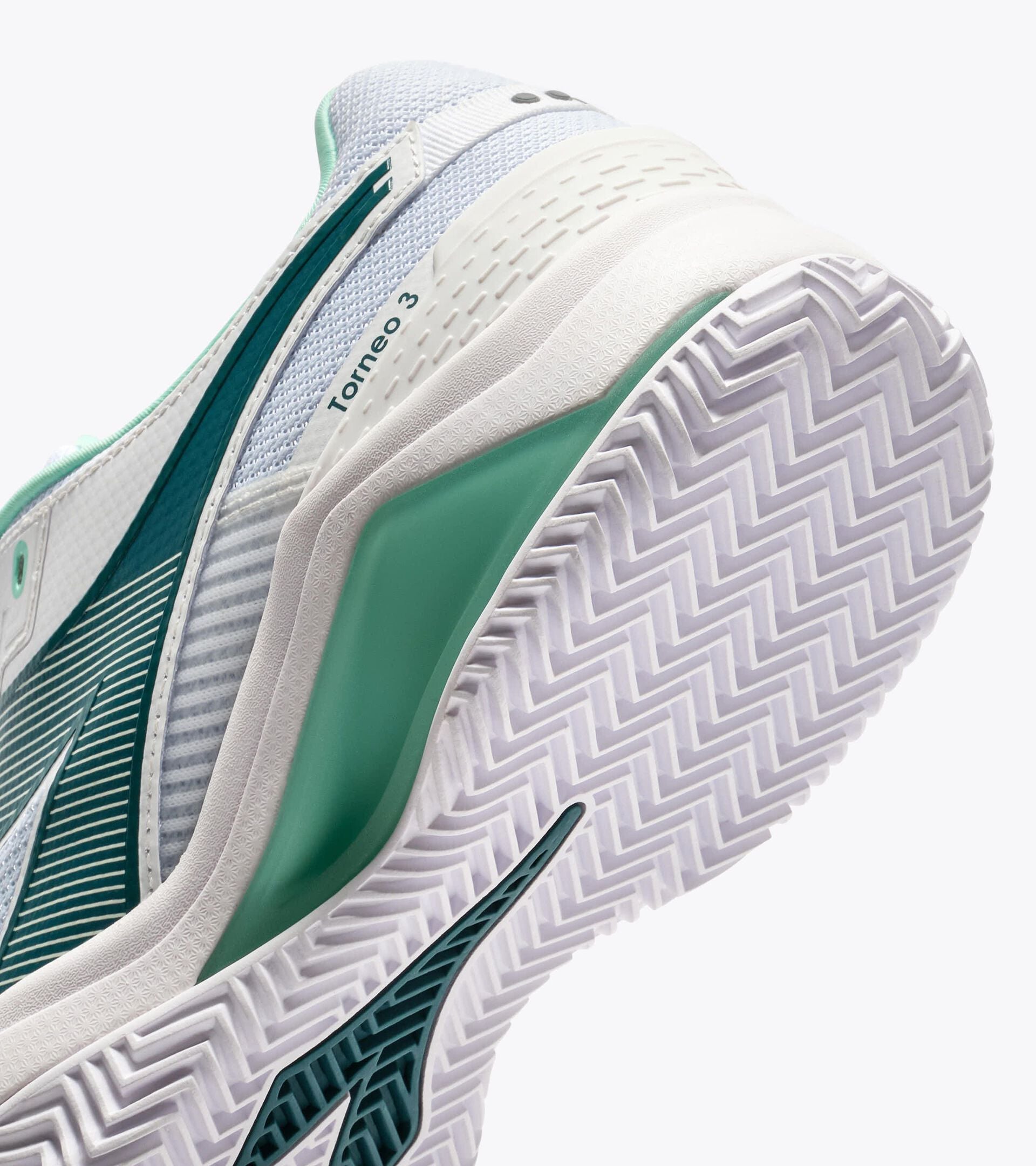 Diadora Blushield Torneo 3 Clay White/Shaded Spruce