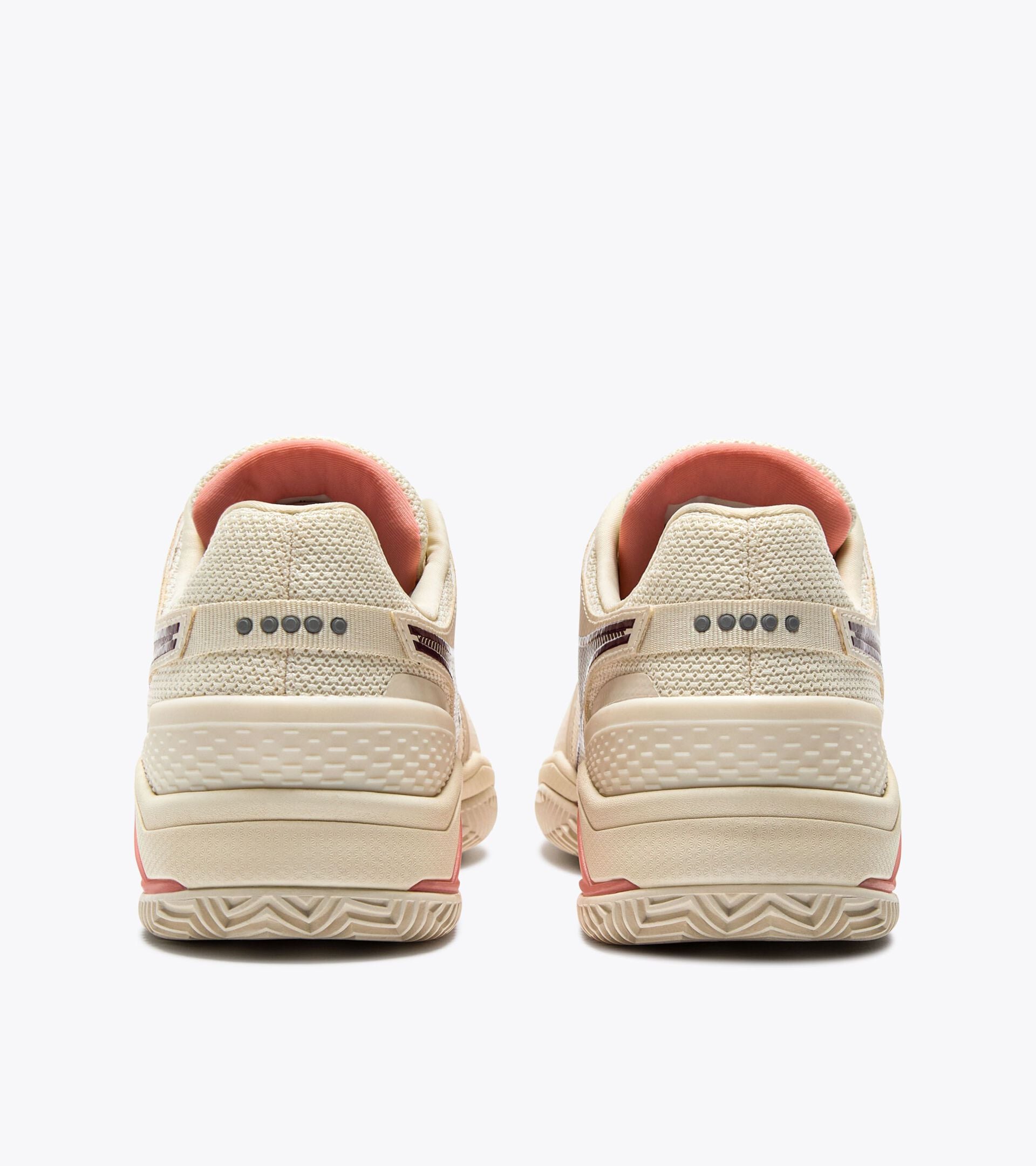 Diadora Blushield Torneo 3 W Clay Whisper Wh/Maroon Ban/Des Flwr