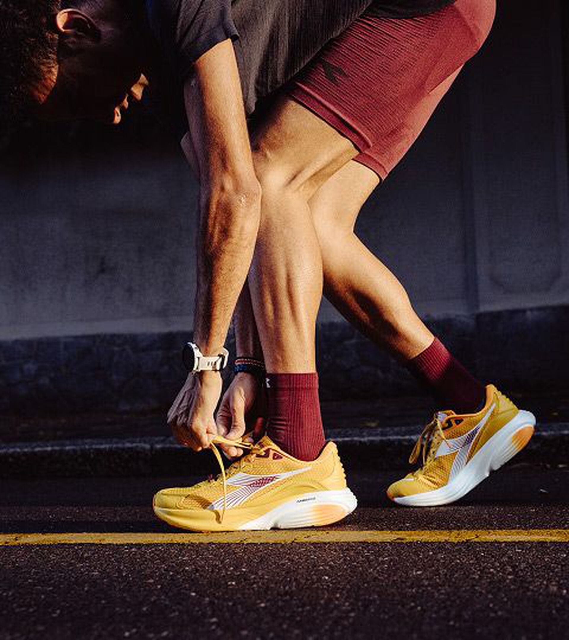 Diadora Atomo Star Spicy Mustard/White