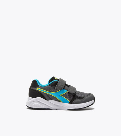 Diadora Falcon 5 Jr V Steel Gray /Blue Fluo