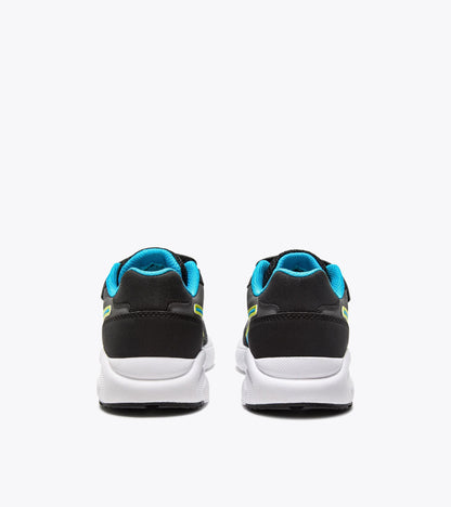 Diadora Falcon 5 Jr V Steel Gray /Blue Fluo