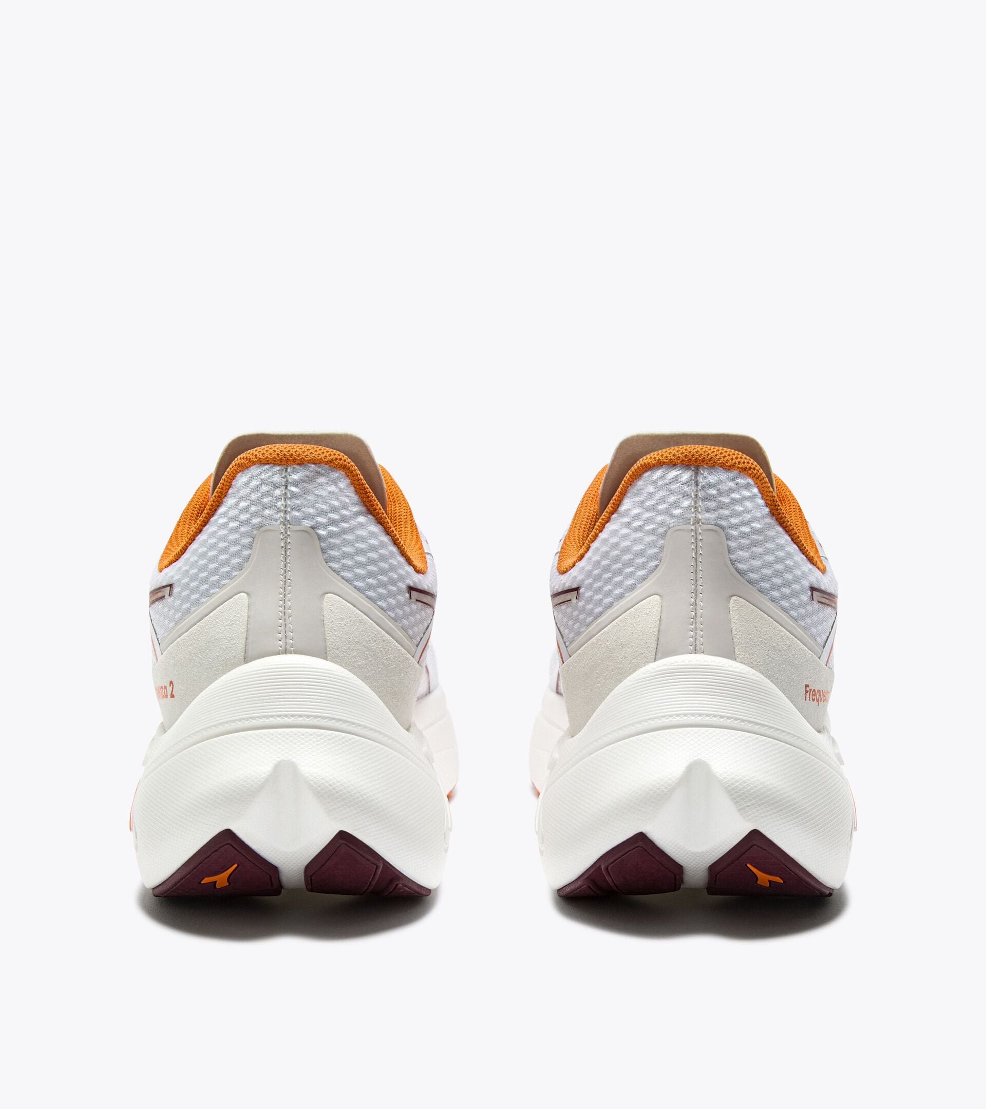 Diadora Frequenza 2 White/Maroon Banner