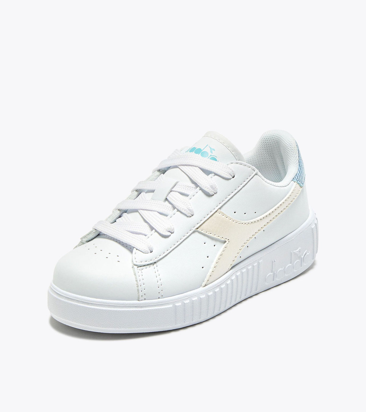 Diadora Game Step Metal Ps White/Sky-Blue