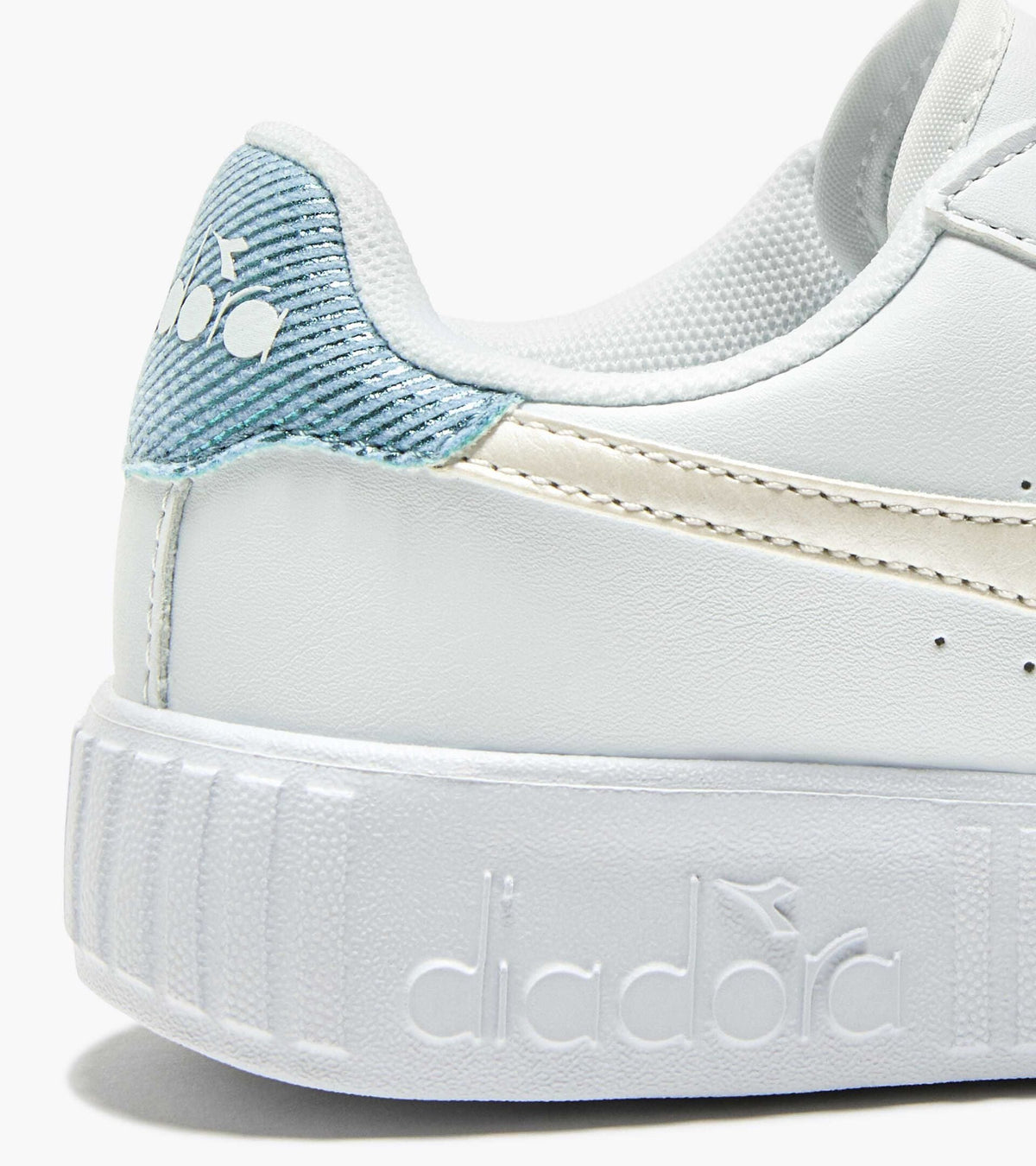 Diadora Game Step Metal Ps White/Sky-Blue