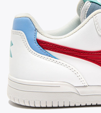 Diadora Raptor Low Stripe Gs White/Salsa/Coronet Blue