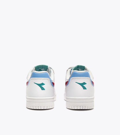 Diadora Raptor Low Stripe Ps White/Salsa/Coronet Blue