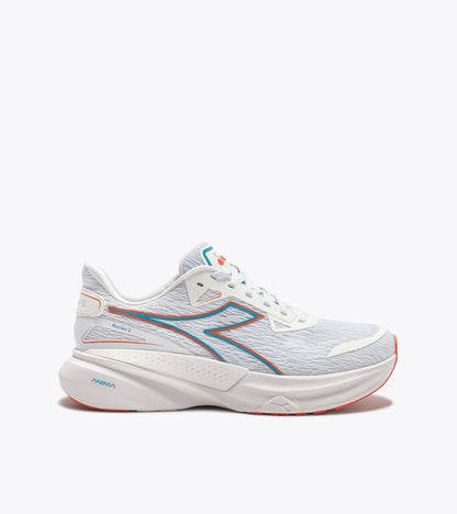 Diadora Nucleo 2 White/Orange Nasturtium