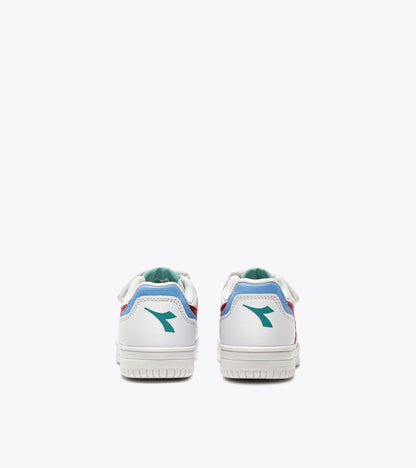 Diadora Raptor Low Stripe Td White/Salsa/Coronet Blue
