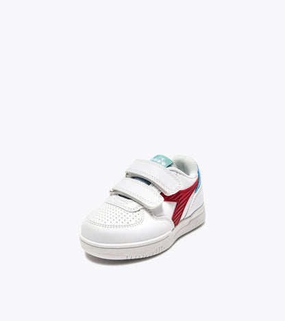 Diadora Raptor Low Stripe Td White/Salsa/Coronet Blue