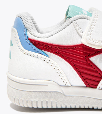 Diadora Raptor Low Stripe Td White/Salsa/Coronet Blue