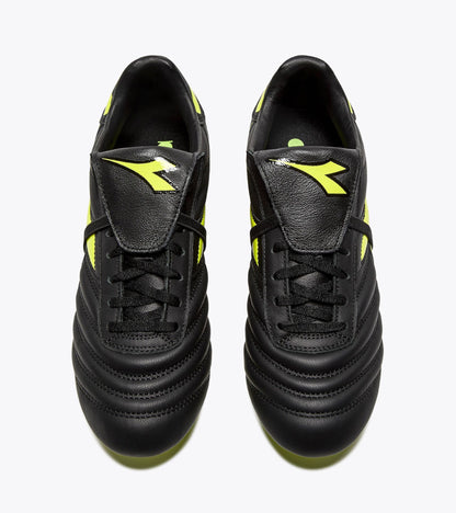 Diadora Brasil Icon Lt T Mdpu Black/Fluo Yellow Diadora