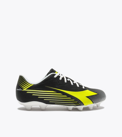 Diadora Pichichi 8 Mg14 Black/Yellow Fl Dd/Silver Dd
