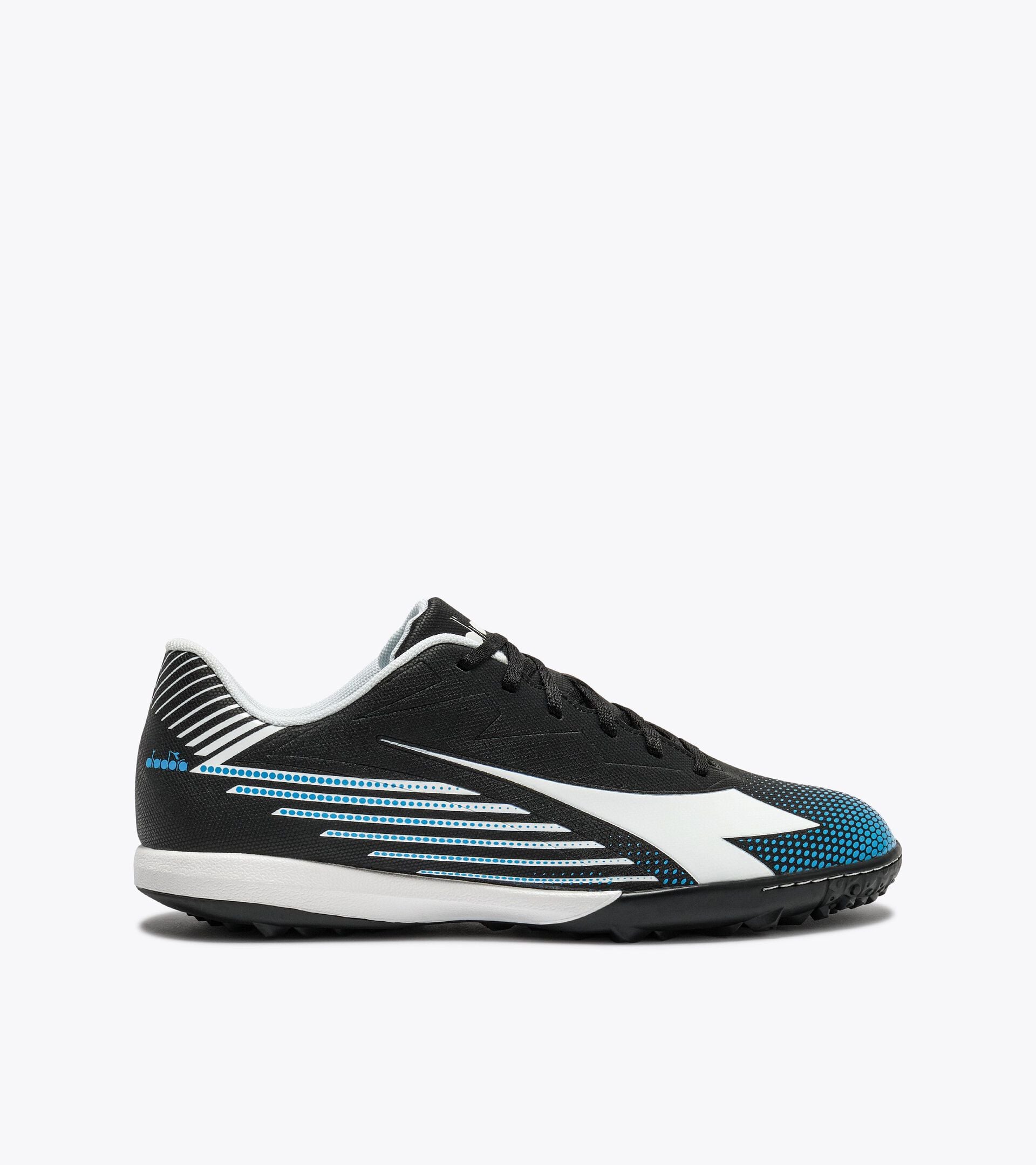 Diadora Pichichi 8 Tfr Black/White/Blue Fluo