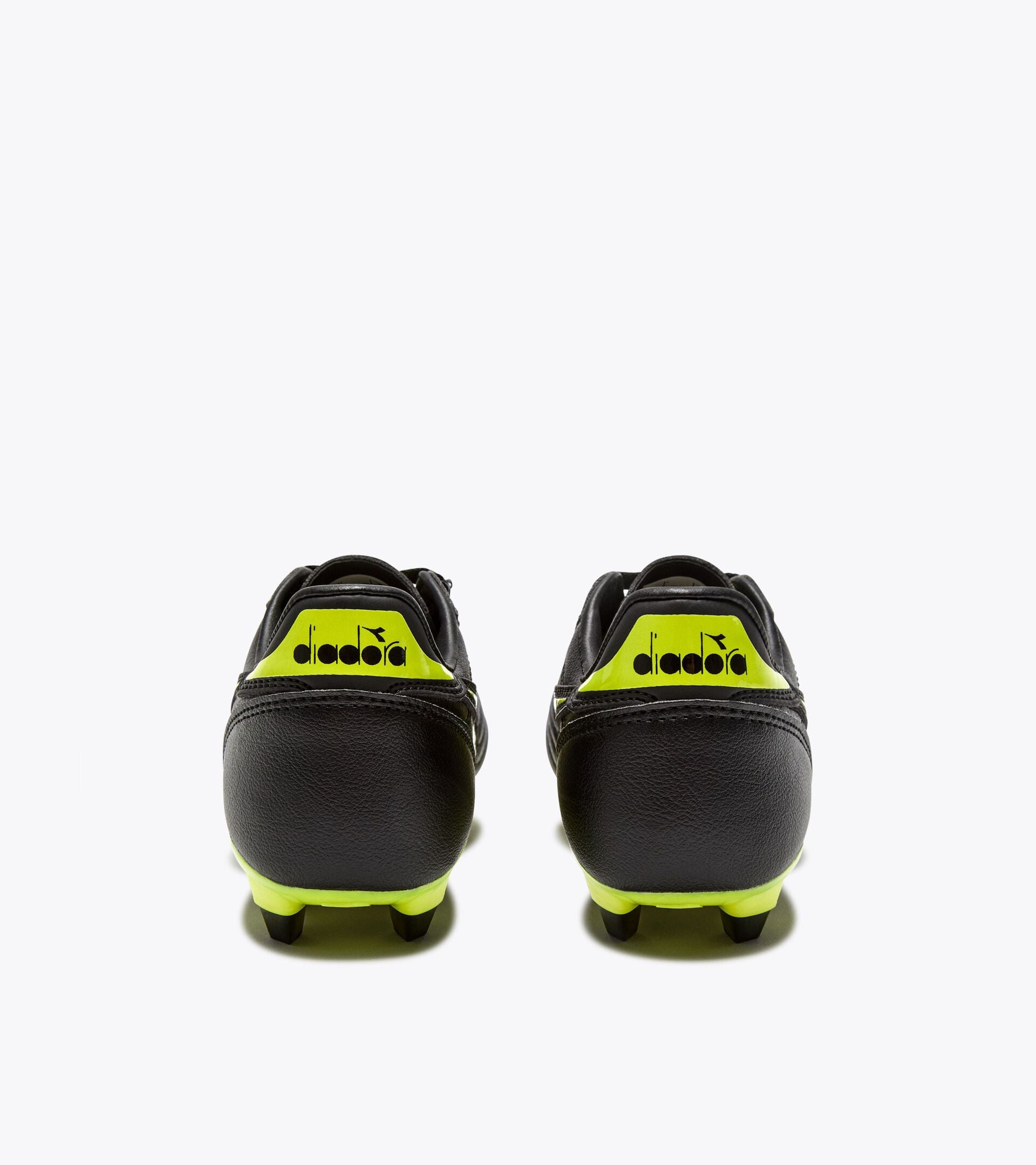 Diadora Brasil Icon R Lpu Jr Black/Fluo Yellow Diadora