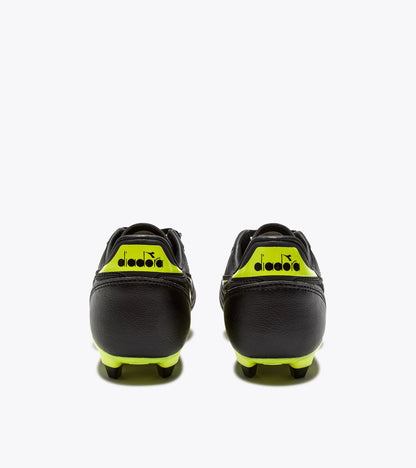 Diadora Brasil Icon R Lpu Jr Black/Fluo Yellow Diadora