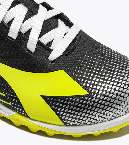 Diadora Pichichi 8 Tf Jr Black/Yellow Fl Dd/Silver Dd