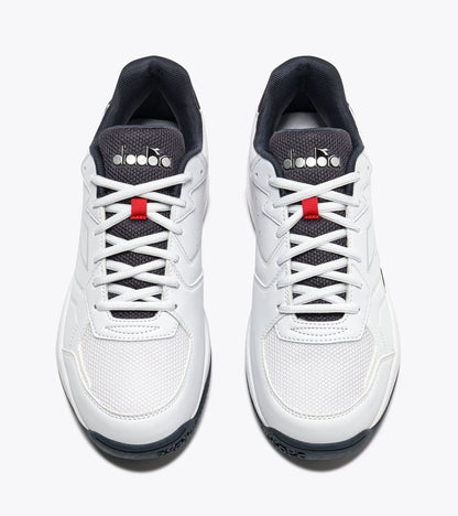 Diadora Volee 7 White/Blue Corsair