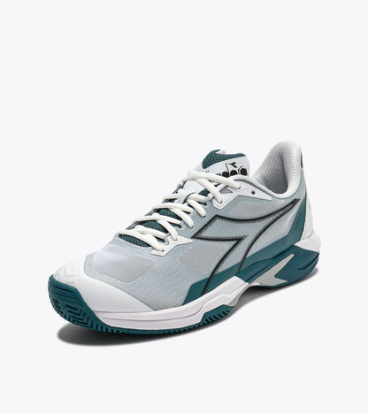 Diadora Trofeo 4 Clay White /Black/Shaded Spruce