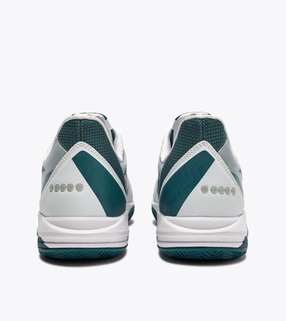 Diadora Trofeo 4 Clay White /Black/Shaded Spruce