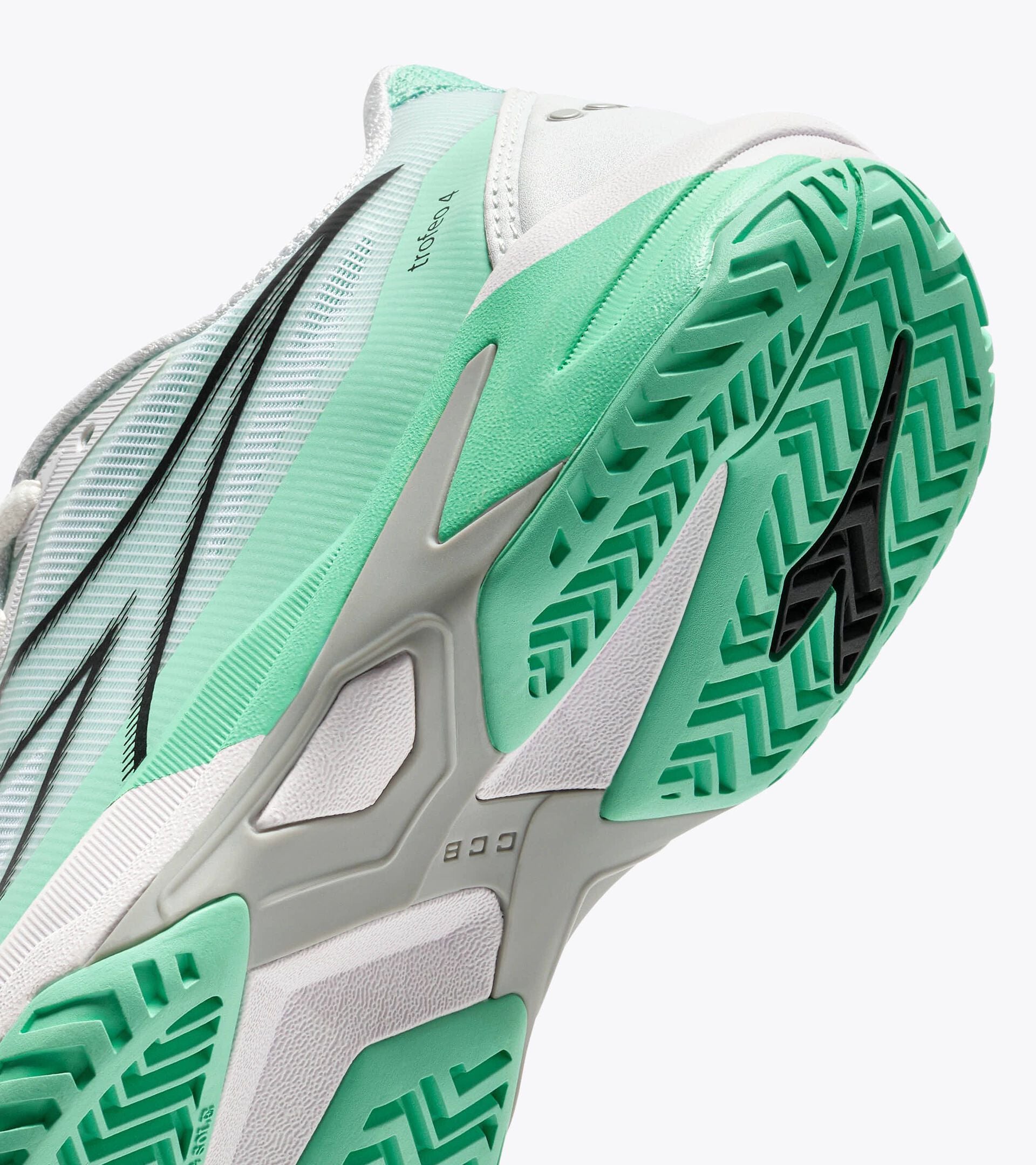 Diadora Trofeo 4 W Ag White /Black/Cabbage
