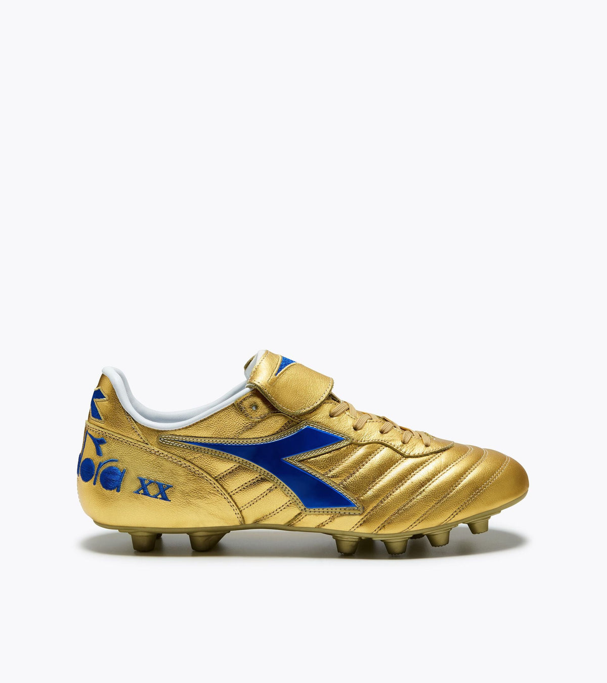Diadora Brasil#9 Elite Italy Fg Metallic Gold /Royal Blue