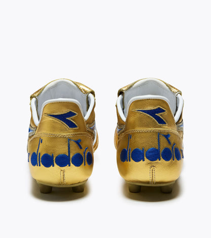 Diadora Brasil#9 Elite Italy Fg Metallic Gold /Royal Blue