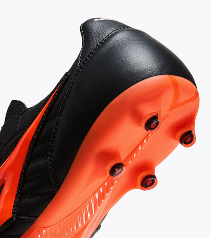 Diadora Brasil Pro Fg Black/Red Fluo
