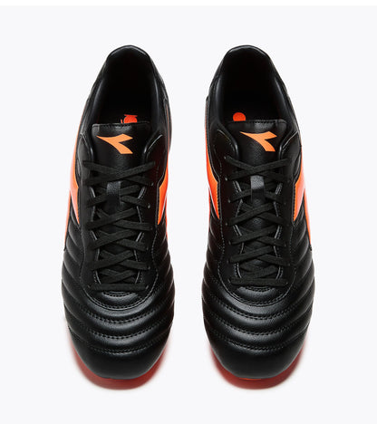 Diadora Brasil Club Fg Black/Red Fluo