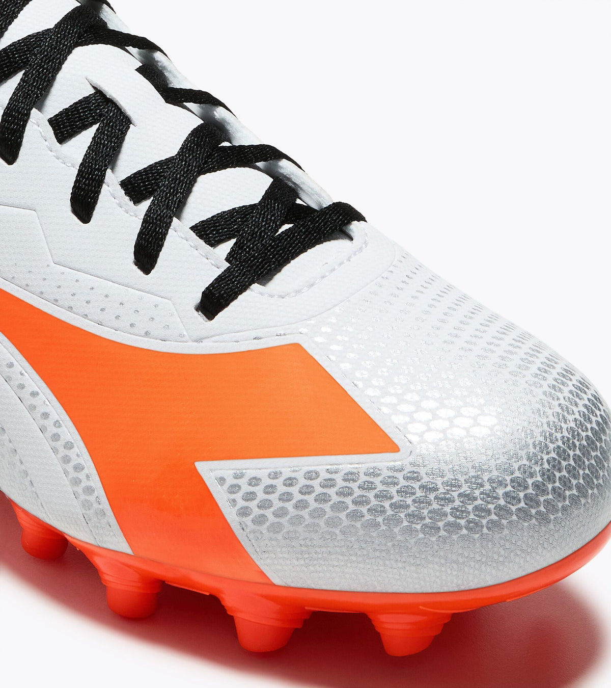 Diadora Pichichi 9 Fg White/Fluo Red
