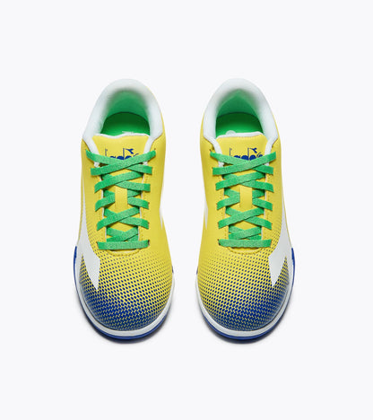 Diadora Pichichi 9 Jr Tf Yellow Sun /White/Royal Blue