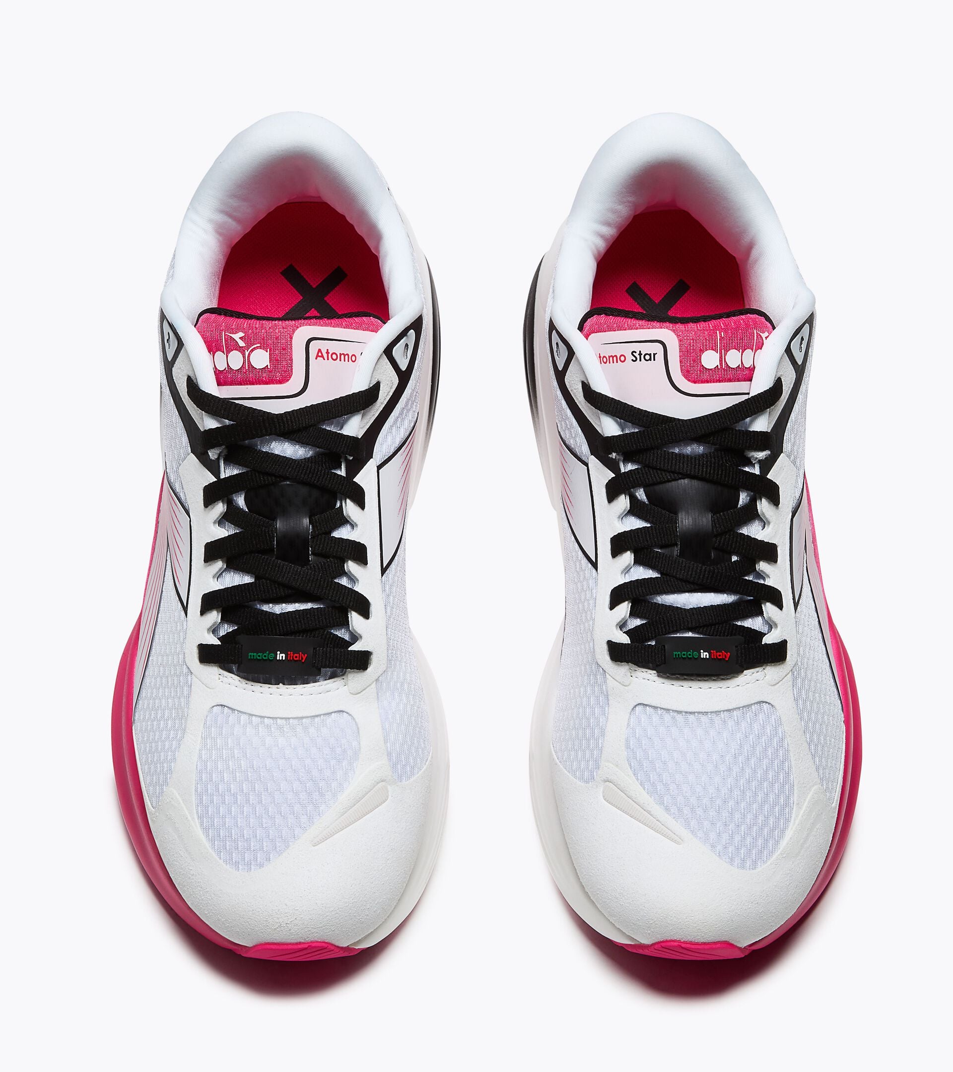 Diadora Atomo Star Dromo White /Mexican Pink