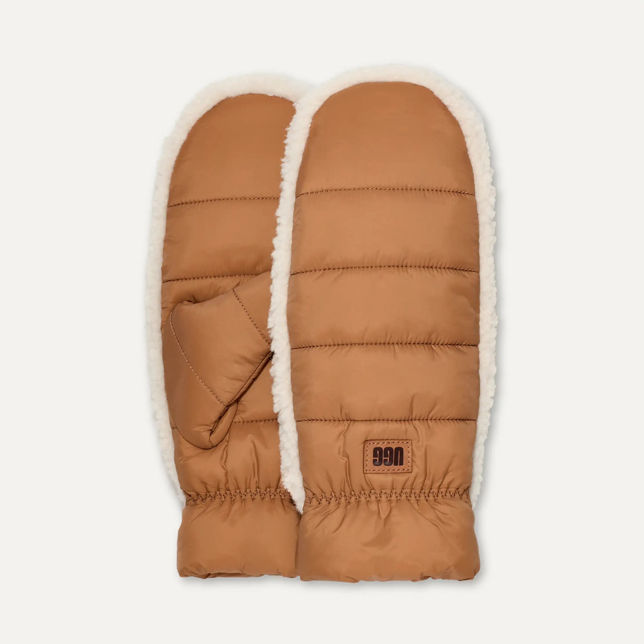 Ugg Aw Uggfluff Mitten Chestnut